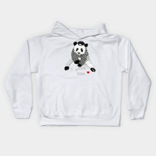 Baby Panda I love you Kids Hoodie